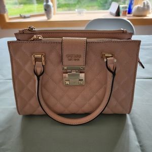 Guess Tiggy Society Satchel Blush Handbag